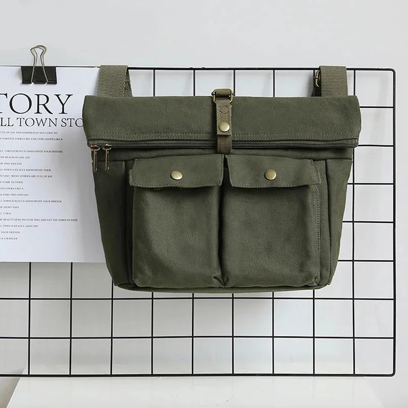 New Style Brand MEN'S Single-shoulder canvas leather women laptop bags for men Men Leisure Bag