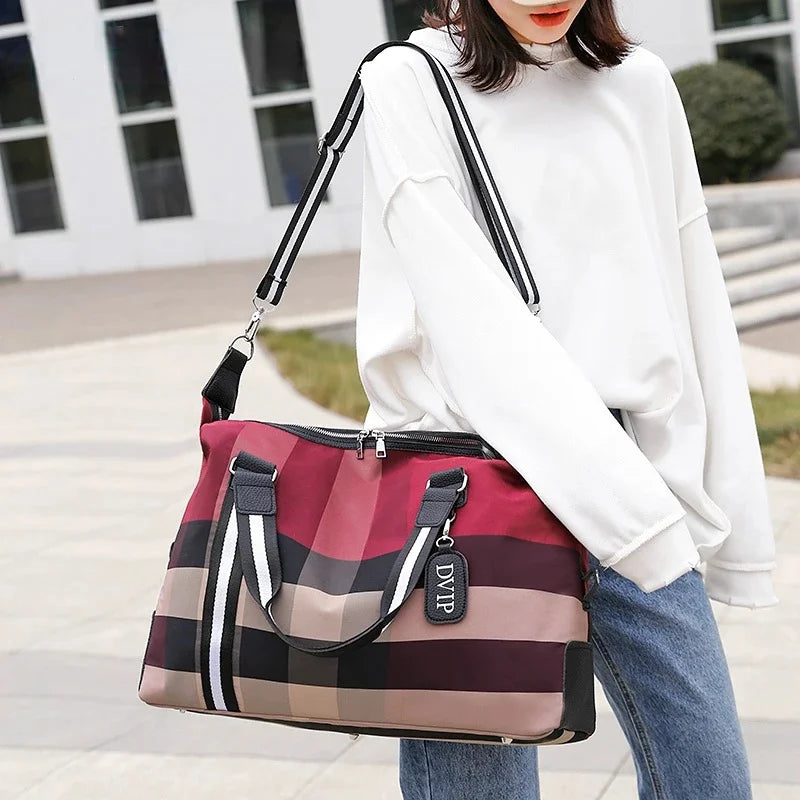 New Style Female Leisure Laptop Handbags Travel Crossbody Sports Fitness Business Trip Shoulder Luggage Bags For Women