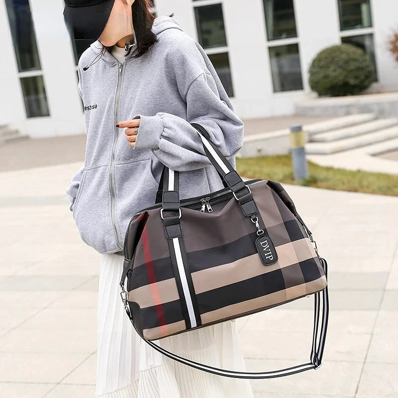New Style Female Leisure Laptop Handbags Travel Crossbody Sports Fitness Business Trip Shoulder Luggage Bags For Women