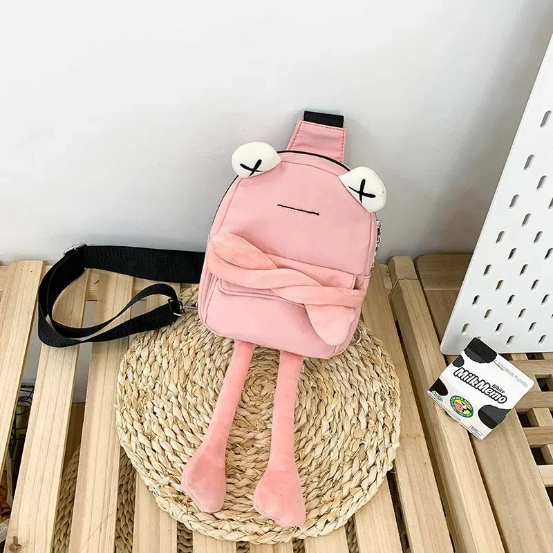New Style Personality Girl Small Tide Cartoon Cute Frog Casual Messenger Chest Shoulder Crossbody Women Bag