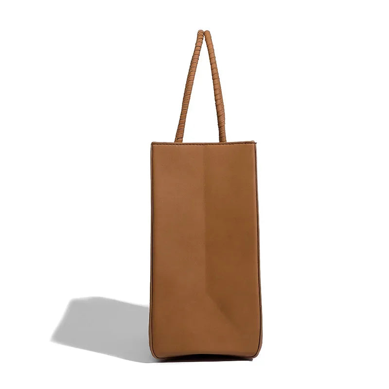 New Style Portable Shopping Bags Large Capacity Simple and Versatile Tote Bag Genuine Leather Women's Bag Designer Luxury Bags