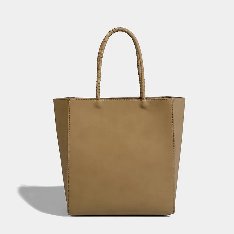 New Style Portable Shopping Bags Large Capacity Simple and Versatile Tote Bag Genuine Leather Women's Bag Designer Luxury Bags