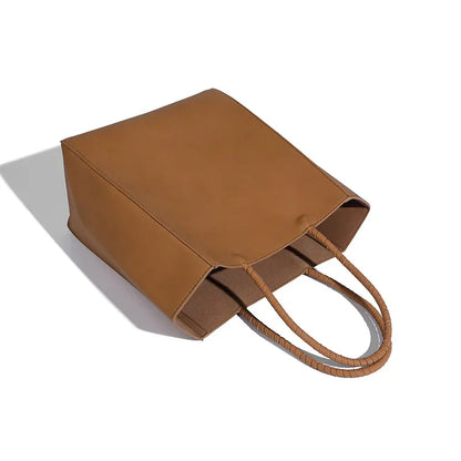 New Style Portable Shopping Bags Large Capacity Simple and Versatile Tote Bag Genuine Leather Women's Bag Designer Luxury Bags
