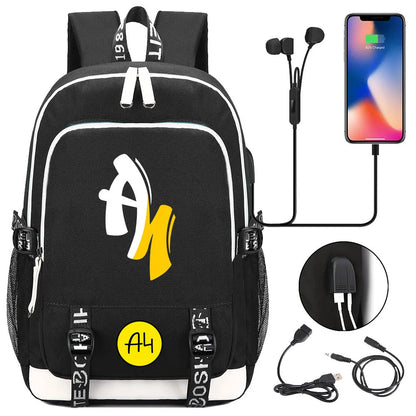 New Teenager USB Charging Laptop Backpack Women Men Rucksack Boys Girls Kids School Book Bag Mochila Travel Bagpack A4 Vlad