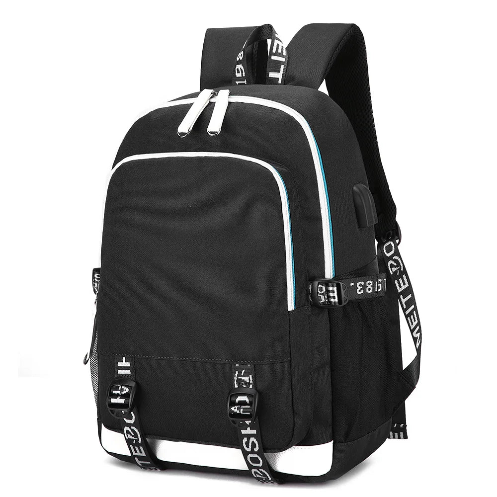 New Teenager USB Charging Laptop Backpack