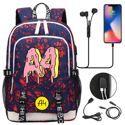 New Teenager USB Charging Laptop Backpack Women Men Rucksack Boys Girls Kids School Book Bag Mochila Travel Bagpack A4 Vlad