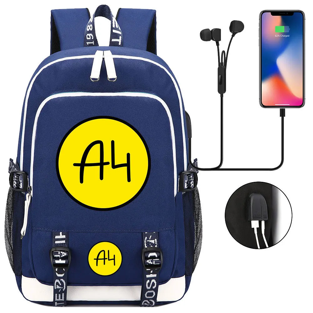 New Teenager USB Charging Laptop Backpack Women Men Rucksack Boys Girls Kids School Book Bag Mochila Travel Bagpack A4 Vlad