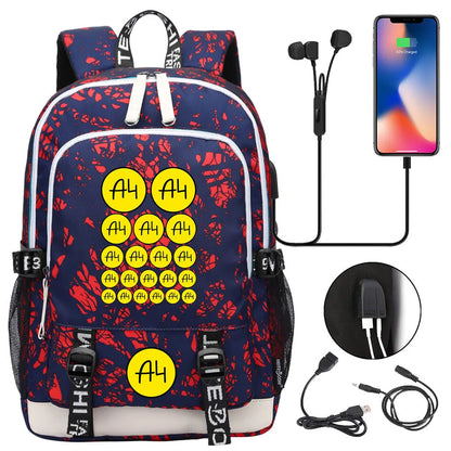 New Teenager USB Charging Laptop Backpack Women Men Rucksack Boys Girls Kids School Book Bag Mochila Travel Bagpack A4 Vlad