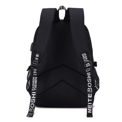 New Teenager USB Charging Laptop Backpack Women Men Rucksack Boys Girls Kids School Book Bag Mochila Travel Bagpack A4 Vlad