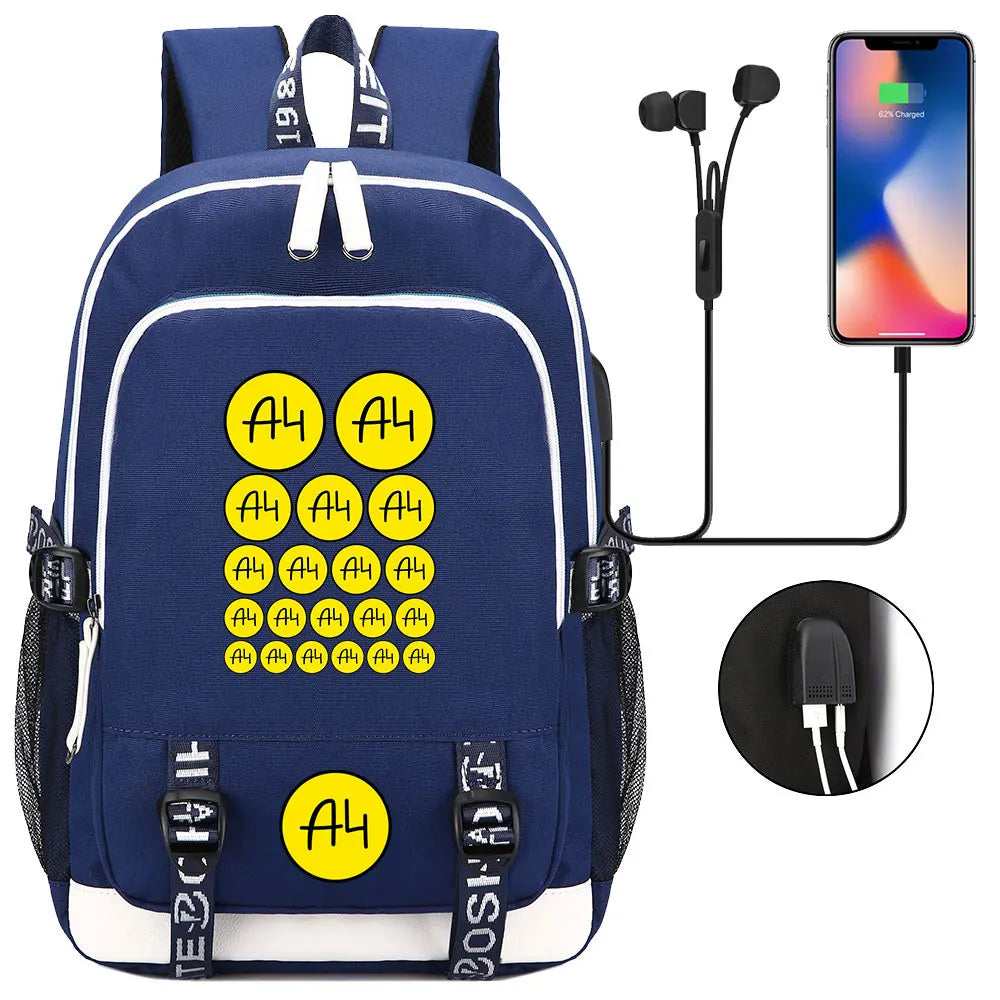 New Teenager USB Charging Laptop Backpack Women Men Rucksack Boys Girls Kids School Book Bag Mochila Travel Bagpack A4 Vlad