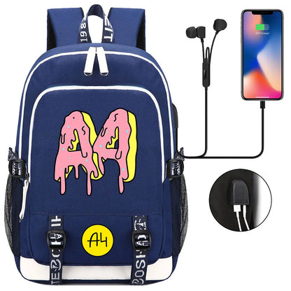 New Teenager USB Charging Laptop Backpack Women Men Rucksack Boys Girls Kids School Book Bag Mochila Travel Bagpack A4 Vlad