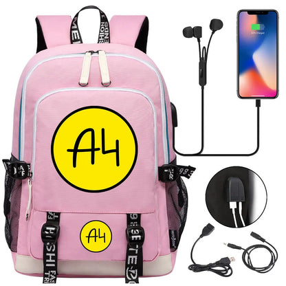 New Teenager USB Charging Laptop Backpack Women Men Rucksack Boys Girls Kids School Book Bag Mochila Travel Bagpack A4 Vlad