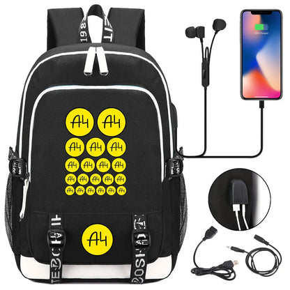 New Teenager USB Charging Laptop Backpack Women Men Rucksack Boys Girls Kids School Book Bag Mochila Travel Bagpack A4 Vlad