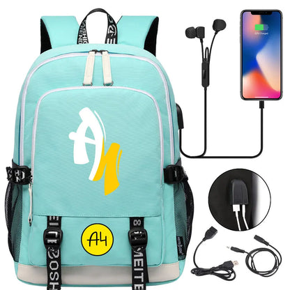 New Teenager USB Charging Laptop Backpack Women Men Rucksack Boys Girls Kids School Book Bag Mochila Travel Bagpack A4 Vlad