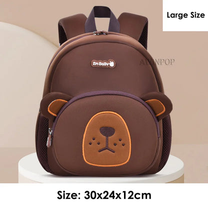 New Toddler Boys School Bags Cute Lion Rabbit Backpack for 1-3-5 Years Old Kids Bag for Girls Kawaii Schoolbag Mochila Infantil
