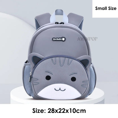 New Toddler Boys School Bags Cute Lion Rabbit Backpack for 1-3-5 Years Old Kids Bag for Girls Kawaii Schoolbag Mochila Infantil