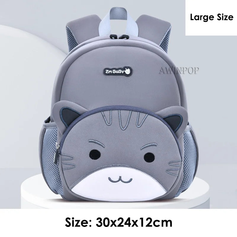 New Toddler Boys School Bags Cute Lion Rabbit Backpack for 1-3-5 Years Old Kids Bag for Girls Kawaii Schoolbag Mochila Infantil