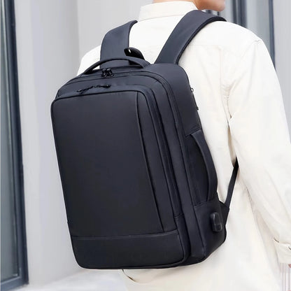New Travel Backpack Men Waterproof Expandable USB Bag 15.6 Inch Laptop Fashion Business Bacpack Large Capacity Male Mochila