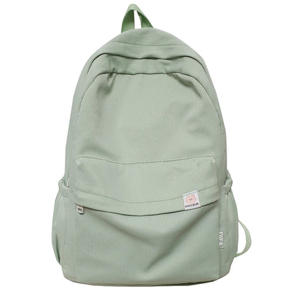 New Travel Women Kawaii Solid Color Book Bag Fashion Ladies Student Backpack Cool Girl College Bags Female Laptop Cute Backpacks