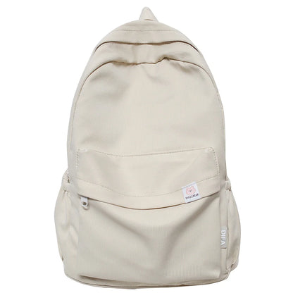 New Travel Women Kawaii Solid Color Book Bag Fashion Ladies Student Backpack Cool Girl College Bags Female Laptop Cute Backpacks