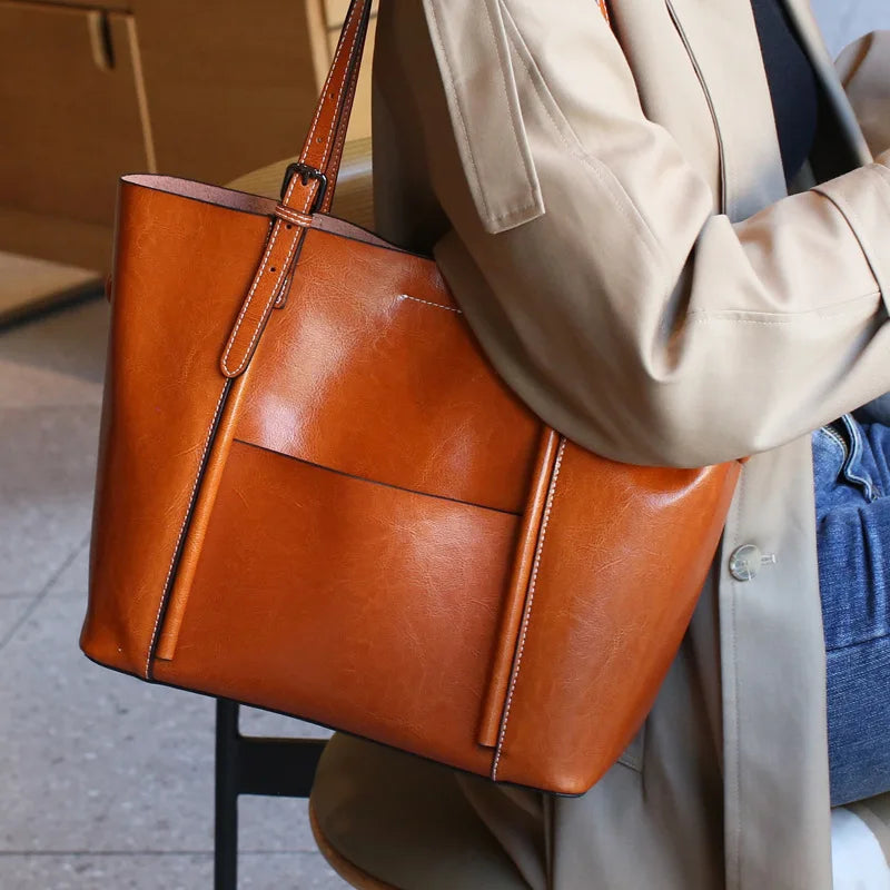 New Trend Ladies Handbag Large Capacity Commuter Tote Bag Women's Fashion All-match Single Shoulder Totes Casual Purses Clutch