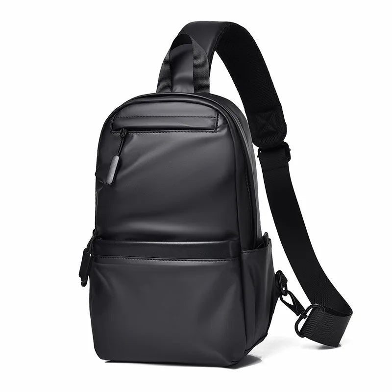 New Trend Men's Chest Bag Fashion Male Single Shoulder Bag Large Capacity Casual Cross Bag Boy Travel Casual Handbag Bolsas