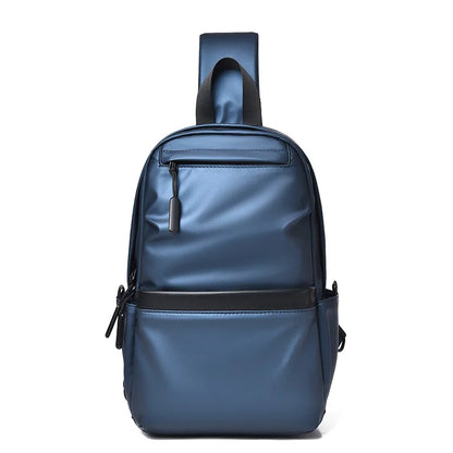 New Trend Men's Chest Bag Fashion Male Single Shoulder Bag Large Capacity Casual Cross Bag Boy Travel Casual Handbag Bolsas
