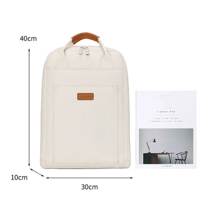 New Trend Women Large Capacity Backpack Oxford Rucksack College School Book Bag 14'' Laptop Lightweight Travel Daypack