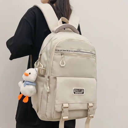 New Trendy Female High Capacity Travel College Backpack Women Laptop School Bag Fashion Girl Book Packet Lady Leisure Kawaii Bag