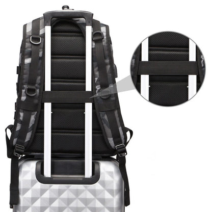 New USB Charging Men Backpack 15.6 Inch laptop Bag Multi-functional School Bags level 3 Backpacks Oxford Travel bagpack mochila