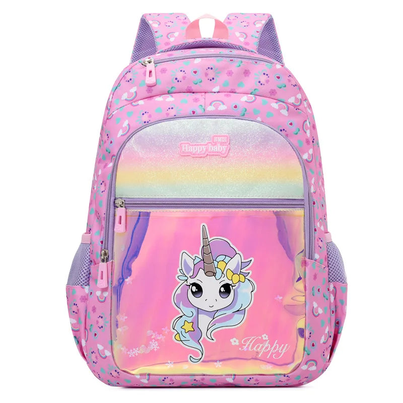 New Unicorn Dinosaur Backpack For Teen Boys and Girls Luminous School Bags Kids Satchels School Youth Bookbag Mochila Escolar