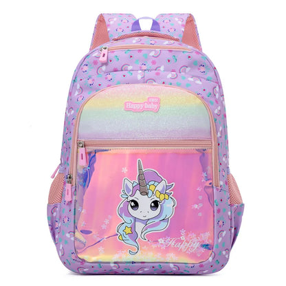 New Unicorn Dinosaur Backpack For Teen Boys and Girls Luminous School Bags Kids Satchels School Youth Bookbag Mochila Escolar