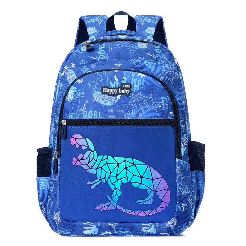 New Unicorn Dinosaur Backpack For Teen Boys and Girls Luminous School Bags Kids Satchels School Youth Bookbag Mochila Escolar