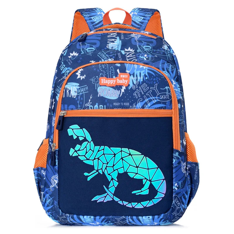 New Unicorn Dinosaur Backpack For Teen Boys and Girls Luminous School Bags Kids Satchels School Youth Bookbag Mochila Escolar