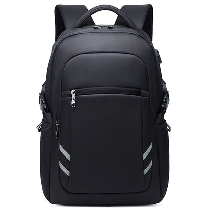 New Waterproof Business Backpack Men 15.6 Inch Laptop Backpacks Anti-Theft USB Charging School Bag Travel Backpack Male Mochila