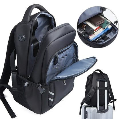 New Waterproof Business Backpack Men 15.6 Inch Laptop Backpacks Anti-Theft USB Charging School Bag Travel Backpack Male Mochila