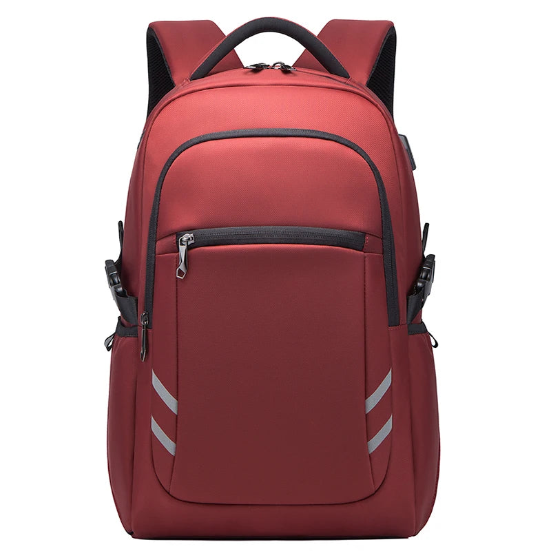 New Waterproof Business Backpack Men 15.6 Inch Laptop Backpacks Anti-Theft USB Charging School Bag Travel Backpack Male Mochila