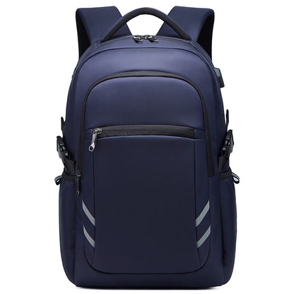 New Waterproof Business Backpack Men 15.6 Inch Laptop Backpacks Anti-Theft USB Charging School Bag Travel Backpack Male Mochila