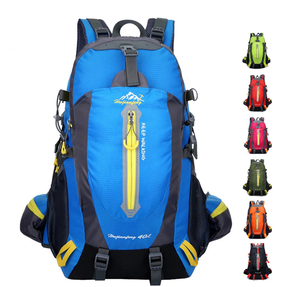New Waterproof Climbing Backpack Rucksack 40 L Outdoor Travel Sport Hiking Camping Trekking Bag For Men Pack mochila masculina