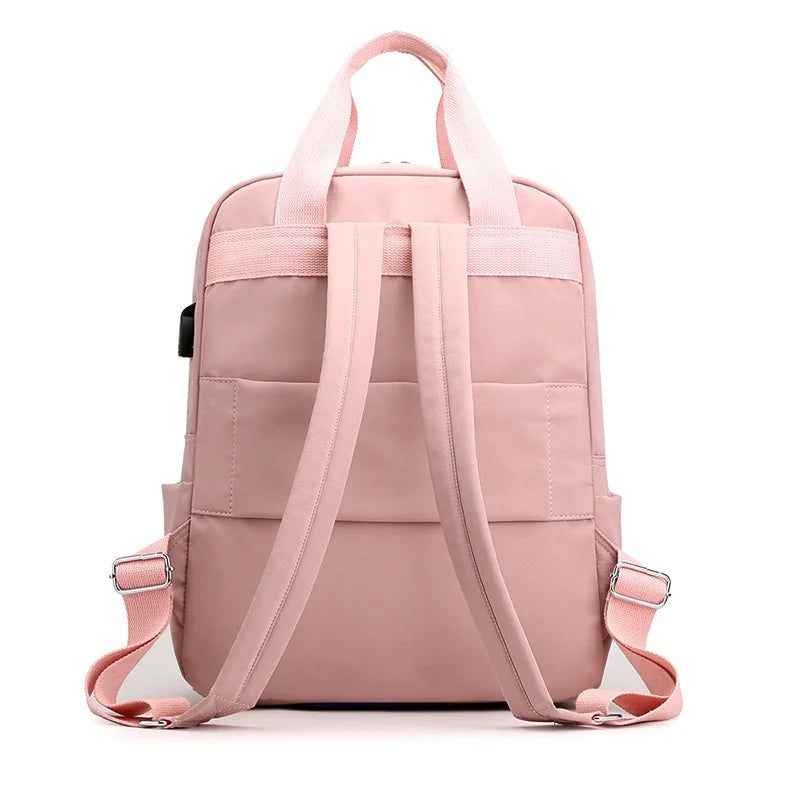 New Waterproof Nylon Backpack for Women School Shoulder Bag Bagpack for Teenage Girls Female Travel Backpacks mochila