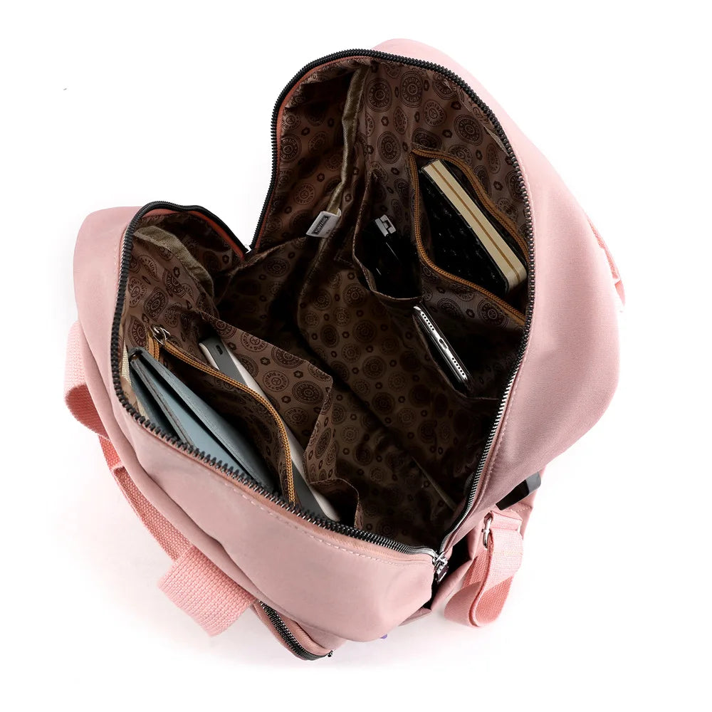 New Waterproof Nylon Backpack for Women School Shoulder Bag Bagpack for Teenage Girls Female Travel Backpacks mochila