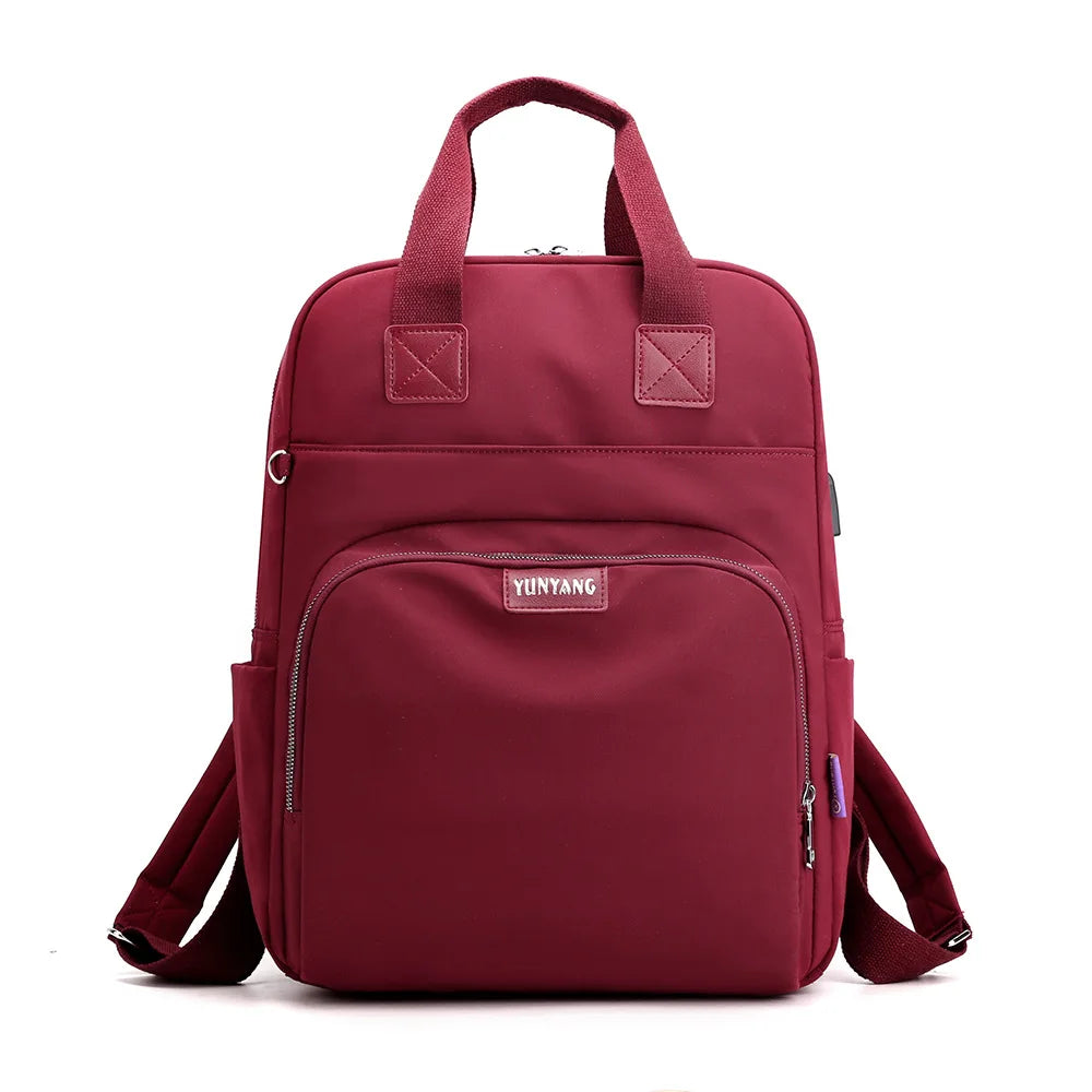 New Waterproof Nylon Backpack for Women School Shoulder Bag Bagpack for Teenage Girls Female Travel Backpacks mochila