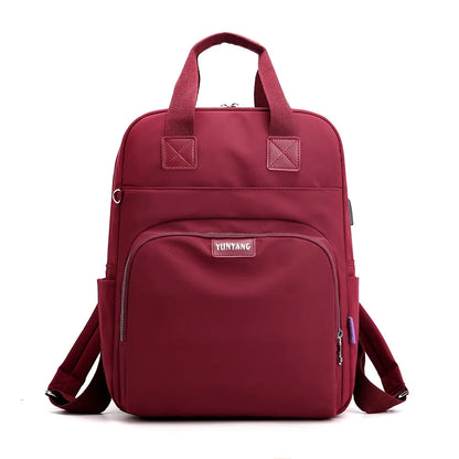 New Waterproof Nylon Backpack for Women School Shoulder Bag Bagpack for Teenage Girls Female Travel Backpacks mochila