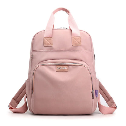 New Waterproof Nylon Backpack for Women School Shoulder Bag Bagpack for Teenage Girls Female Travel Backpacks mochila
