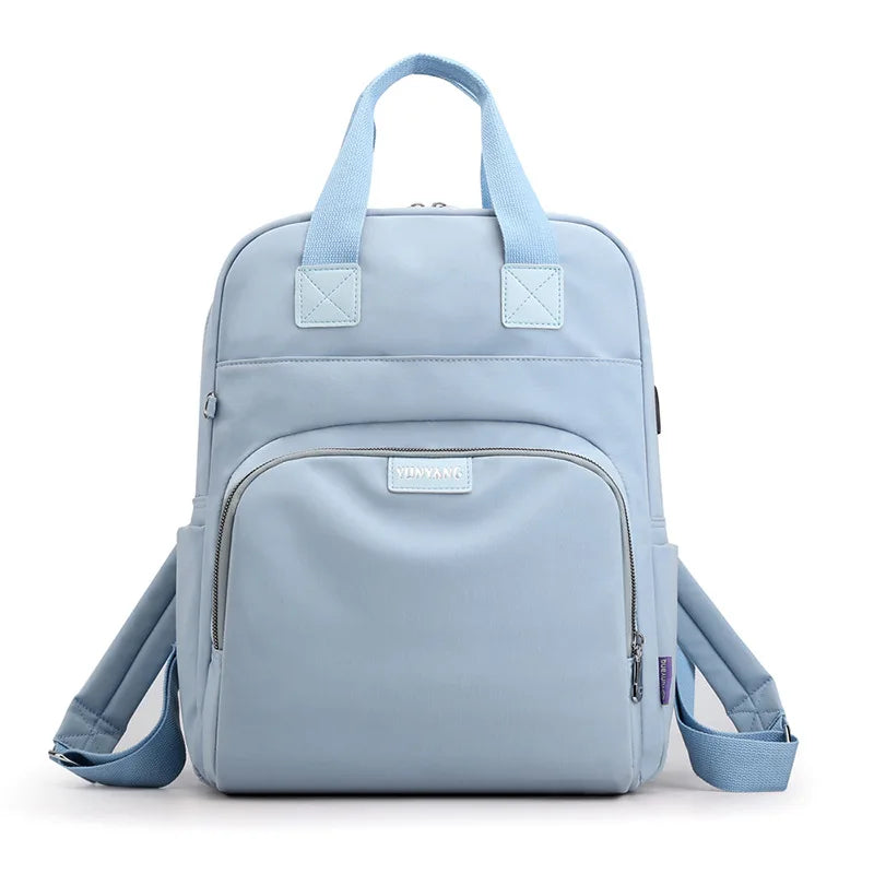 New Waterproof Nylon Backpack for Women School Shoulder Bag Bagpack for Teenage Girls Female Travel Backpacks mochila