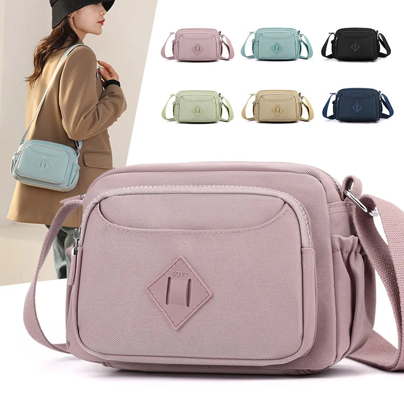 New  Waterproof Nylon Women Messenger Bags Ladies Handbag Female Crossbody Bags Shoulder Bags Small Casual Travel bag
