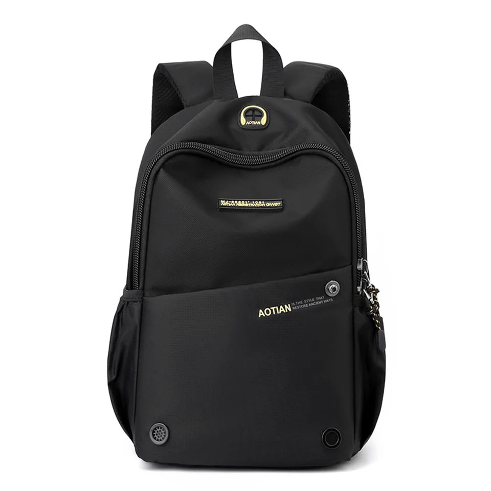 New Waterproof Oxford Men Backpack Zipper School Bags For Teenagers Small Shoulder Backpack Male Multifunction Rucksack