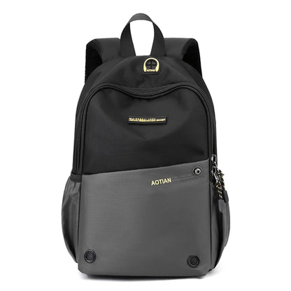New Waterproof Oxford Men Backpack Zipper School Bags For Teenagers Small Shoulder Backpack Male Multifunction Rucksack