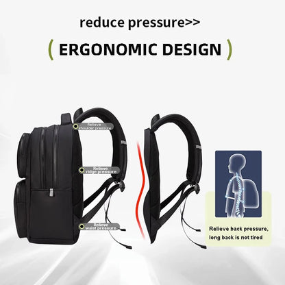 New Waterproof School Backpack Female Fashion Laptop Bag for Women 15 Inch Airplane Travel Backpack Men Mochila Large Capacity