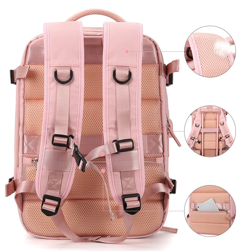 New Waterproof Travel Backpack High Quality Men Women Multifunction 15.6 inch Laptop Backpacks Large Capacity Bag Mochilas